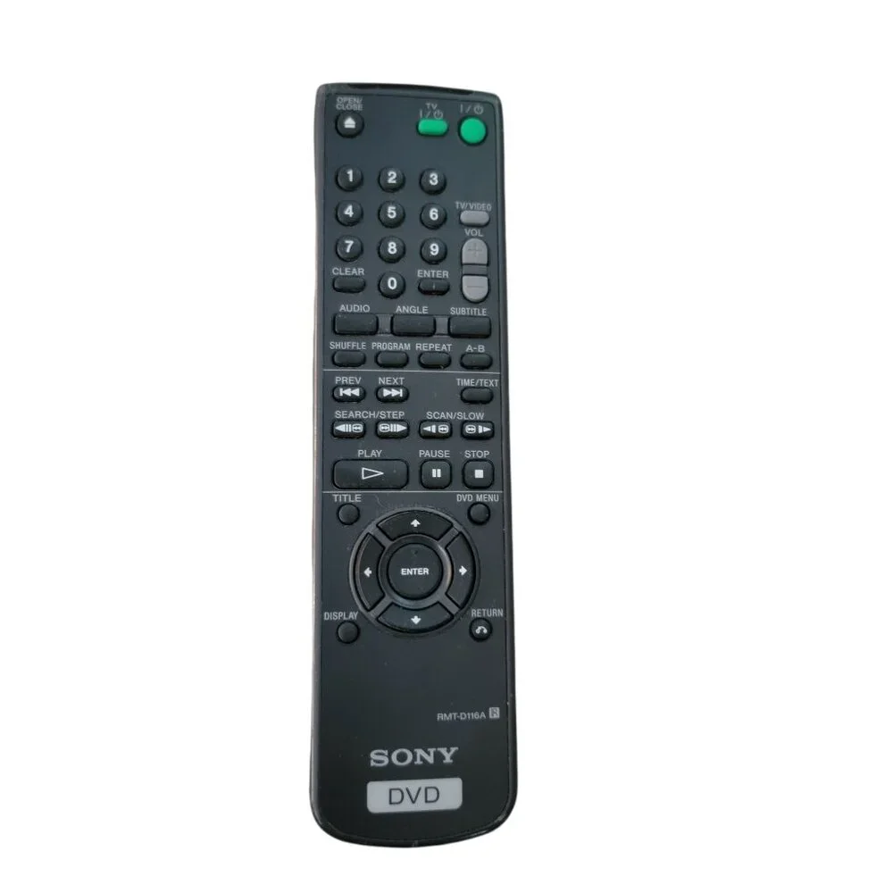 Genuine Sony DVD Remote Control RMT-D116A Tested and Works